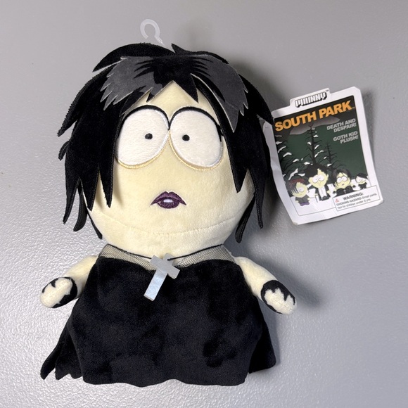 South Park Goth Kid Henrietta 8 Inch Phunny Plush Kidrobot NWT - Picture 1 of 5